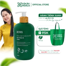 Thumbnail Dầu Gội Thảo Dược Hà Thủ Ô 2in1 Cỏ Cây Hoa Lá 420g - DƯỠNG ẨM CHO TÓC ĐEN MỀM MƯỢT 1