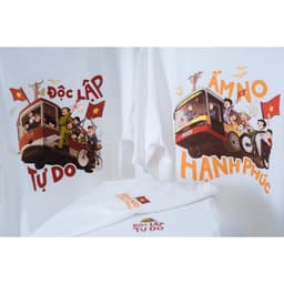 Thumbnail Áo thun NELLY - ĐỘC LẬP TƯ DO, ẤM NO HẠNH PHÚC 100% cotton 260gsm Premium -Tay Lỡ Form Rộng Oversize Nam Nữ 2