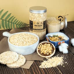Thumbnail Yến mạch cán vỡ 0.55mm GUfoods - Giàu chất xơ, Tốt cho sức khoẻ, Healthy, Tập gym, Eat clean (hũ 500g) 2