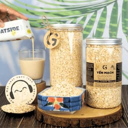 Thumbnail Yến mạch cán vỡ 0.55mm GUfoods - Giàu chất xơ, Tốt cho sức khoẻ, Healthy, Tập gym, Eat clean (hũ 500g) 4