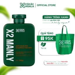 Thumbnail Dầu Gội Thảo Dược Cỏ Cây Hoa Lá Dành Cho Nam X2 Manly 250g Ngăn Ngừa Rụng Tóc 1