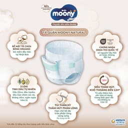 Thumbnail Combo 2 Tã quần Moony Natural M46/L36/XL32 3
