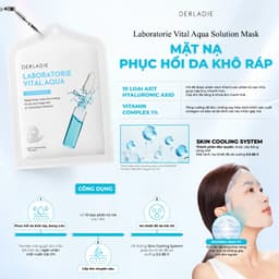Thumbnail Combo 10 Mặt Nạ Hỗ Trợ Phục Hồi Da Khô Ráp DERLADIE LABORATORIE VITAL AQUA SOLUTION MASK 30mlx10 1