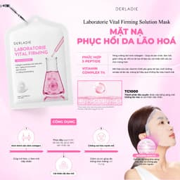Thumbnail Combo 10 Mặt Nạ Hỗ Trợ Phục Hồi Da Lão Hóa DERLADIE LABORATORIE VITAL FIRMING SOLUTION MASK 30mlx10 3