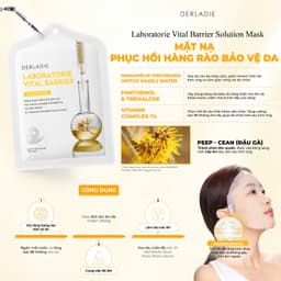 Thumbnail Combo 10 Mặt Nạ Hỗ Trợ Phục Hồi Hàng Rào Bảo Vệ Da DERLADIE LABORATORIE VITAL BARRIER SOLUTION MASK 30ml x 10 1