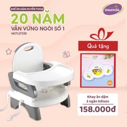 Thumbnail Ghế ăn dặm gấp gọn cho bé tiện lợi Mastela 07330 - ghế ăn du lịch - hàng chính hãng 1