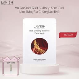 Thumbnail MẶT NẠ HỒNG SÂM SIÊU DƯỠNG TRẮNG (10 MIẾNG) LAVISH H BABY 1