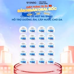 Thumbnail Combo 20 Mặt Nạ BNBG Hỗ Trợ Dưỡng Ẩm, Cấp Nước BNBG Hydrating Vita Genic Jelly Mask 30mlx20 1