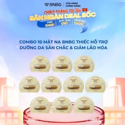 Thumbnail Combo 10 Mặt Nạ BNBG Hỗ Trợ Chống Lão Hóa, Giảm Nếp Nhăn BNBG Vita Cocktail Age Foil Mask 30mlx10 1