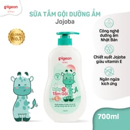 Thumbnail Tắm Gội Dịu Nhẹ Pigeon Hương Hoa Hướng Dương/ Jojoba 700ml 2