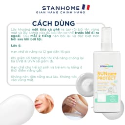 Thumbnail Kem chống nắng dưỡng ẩm cho mặt và cơ thể dành cho mọi loại da STANHOME Sun Protect 50+ 125ML 2