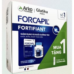 Thumbnail Hộp Quà Cho Viên Uống Forcapil Fortifiant combo 1 - Giảm rụng tóc sau sinh, hỗ trợ mọc tóc biotin, 1
