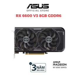 Thumbnail Card màn hình ASUS Dual Radeon RX 6600 V3 8GB GDDR6 | DUAL-RX6600-8G-V3 | 128 bit | 500W 1