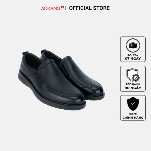 Ảnh Giày Tây Nam Cao Cấp Da Bò AOKANG Kiểu Dáng Loafer 1223214012 1