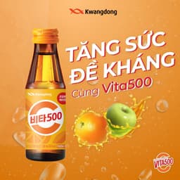 Thumbnail Nước uống Vitamin Vita 500 Kwangdong tăng cường hệ miễn dịch, chống oxy hóa chai 100ml 2