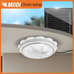 Thumbnail Đèn Ốp Trần Năng Lượng Mặt Trời MODI SOLAR, Đèn Led Ốp Trần 3 Màu Ánh Sáng, Điều Khiển Từ Xa 3