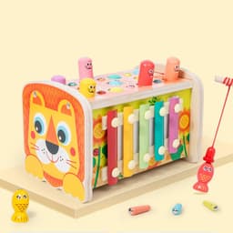 Thumbnail Đồ Chơi Cho Bé 1 Tuổi S-Kids, Trò Chơi Đập chuột kết hợp đàn Xylophone. 1