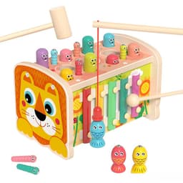 Thumbnail Đồ Chơi Cho Bé 1 Tuổi S-Kids, Trò Chơi Đập chuột kết hợp đàn Xylophone. 2