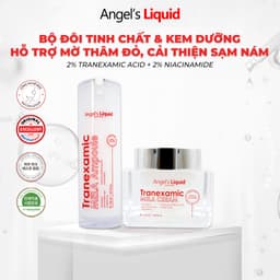 Thumbnail Bộ Sản Phẩm Xoá Thâm Đỏ Mờ Sạm Nám Chuyên Sâu Angel's Liquid Tranexamic Mela Ampoule & Cream (TRẮNG) 1