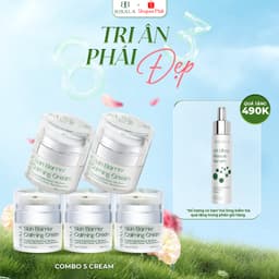 Thumbnail COMBO 5 Lọ Kem dưỡng Chăm Sóc Da phục hồi, lành thương và làm giảm kích ứng BIBALA SKIN BARRIER CALMING CREAM 1