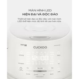 Thumbnail Nồi cơm điện tử áp suất cao tần Cuckoo 1.8L CRP-CHAS109FW (Màu Trắng) - Lòng nồi INOX chống trầy xước - Cuckoovina 4