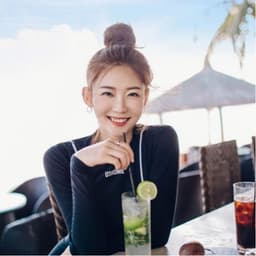 Thumbnail Bikini Đùi LUHAZO Quảng Châu Đồ Bơi Nữ Dài Tay Chất Đẹp Co Giãn Thoải Mái 2355 D9T2 4