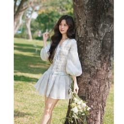 Thumbnail OLV - Đầm kiểu hoa dáng xòe Abigail Dress 2 màu 1