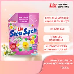 Thumbnail Nước lau sàn siêu sạch hương thuỷ tiên & linh lan, sạch nhà, thơm lâu phù hợp với mọi sàn nhà Lixco Việt Nam 3