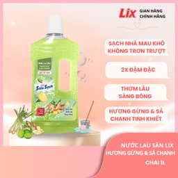 Thumbnail Nước lau sàn siêu sạch hương gừng & sả chanh, sạch nhà, thơm lâu đuổi côn trùng, phù hợp với mọi loại sàn Lixco Việt Nam 1