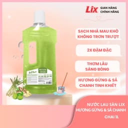 Thumbnail Nước lau sàn siêu sạch hương gừng & sả chanh, sạch nhà, thơm lâu đuổi côn trùng, phù hợp với mọi loại sàn Lixco Việt Nam 2