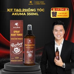 Thumbnail Xịt Tạo Phồng Tóc AKUMA SPRAY HAIR TONIC Tạo Độ Phồng Tự Nhiên, Không Gây Bết Tóc Và Nặng Tóc 1