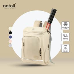 Thumbnail Balo cầu lông thể thao NATOLI đựng giày, đựng vợt cầu lông, chống nước cao cấp BST ProSport Backpack B26 1