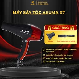 Thumbnail Máy Sấy Tóc AKUMA X7 Công Suất Lớn 2400W - Cho Salon Tóc Chuyên Nghiệp, 2 Chiều Nóng Lạnh, Lõi Đồng, Đồ Bền Cao 1