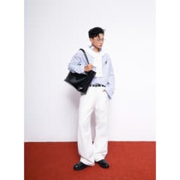 Thumbnail Quần jeans dài nam REVAL ống rộng xếp ly CAPMAN CLUB, thoải mái đi học - đi làm - đi chơi 4