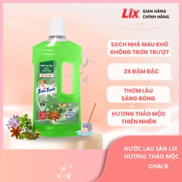 Thumbnail Nước lau sàn siêu sạch hương thảo mộc, nhà sáng bóng, thơm lâu , sử dụng phù hợp với mọi loại sàn nhà Lixco Việt Nam 1