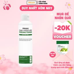 Thumbnail Nước hoa hồng PEKAH cải thiện da mụn thu nhỏ lỗ chân lông PEKAH Daily Moisture Peeling Toner 250ml 1