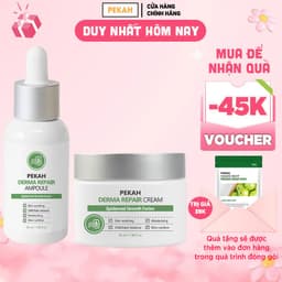 Thumbnail COMBO SERUM PEKAH Derma Repair Ampoule 50ml & KEM DƯỠNG PEKAH Derma Repair Cream 50ml Giúp Phục Hồi Và Cải Thiện Da Mụn 1