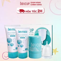 Thumbnail [Độc quyền Livestream] Cốc Nguyệt San BeUcup Silicol Y Tế Wacker Đức Siêu Mềm, Đạt Chuẩn FDA Hoa Kỳ 3