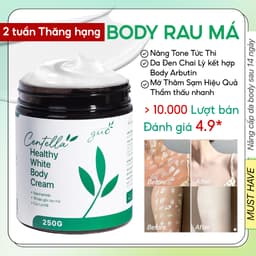Thumbnail Kem Body Dưỡng Trắng Mịn Da Rau Má, Nâng Tone Tức Thì, Mờ Sạm, Thẩm thấu nhanh - Centella Healthy White Body Cream GUO 1
