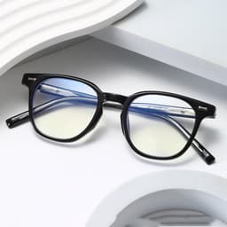 Thumbnail Gọng kính cận thời trang nam nữ ANDU dáng vuông Hàn Quốc hot trend nhựa cốt kim loại - 9267 2