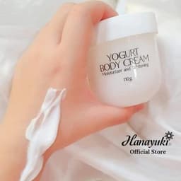 Thumbnail Kem Body Trắng Da Dưỡng Da Dưỡng Ẩm, Kem Dưỡng Trắng Da Yogurt Body Cream Hanayuki Chính Hãng 110g 4