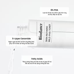 Thumbnail BIODANCE Nước Hoa Hồng PHA 8% Làm Sạch Tẩy Tế Bào Chết Dịu Nhẹ Cho Da Skin Refining Mild PHA Toner 150ml 1