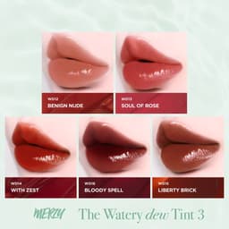 Thumbnail Son Merzy Watery Dew Tint/ Bisous/ Lip Balm/ Lip Mousse/ Cyber/ Soft Touch 3