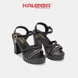 Thumbnail Kaleea - Giày Sandal Nữ Cao 9p Siêu Nhẹ Hàng Thiết Kế Sandal Quai Chéo Mảnh Đính Đá Kim Cương - G13 3