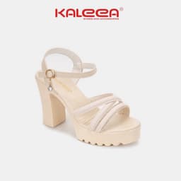 Thumbnail Kaleea - Giày Sandal Nữ Cao 9p Siêu Nhẹ Hàng Thiết Kế Sandal Quai Chéo Mảnh Đính Đá Kim Cương - G13 4