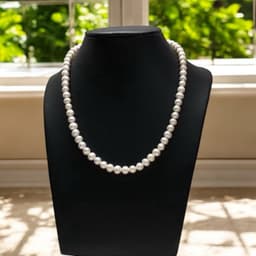 Thumbnail Vòng Đeo Cổ Ngọc Trai Hạt Size 7ly Màu Trắng Sang Trọng, Thanh Lịch - Ngọc Trai Trường Thịnh 1