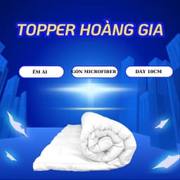 Thumbnail Topper hoàng gia Edena độ dày 10cm 2