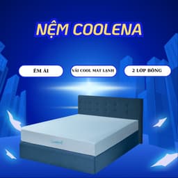 Thumbnail Nệm bông Edena Coolena -Lớp bông ép phẳng cùng lớp foam êm ái, kết hợp lớp vỏ cool êm mát 1
