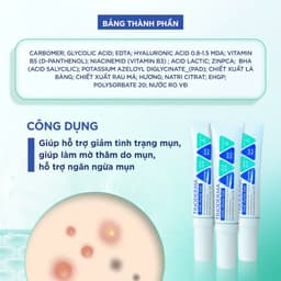Thumbnail Kem giảm mụn Trioderma ngăn ngừa mụn, hỗ trợ đẩy mụn ẩn và làm dịu da tuýp 15g 2