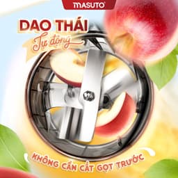 Thumbnail Máy ép chậm Masuto thế hệ mới, ép nguyên quả kiệt bã, công suất 120W bảo hành 12 tháng 3